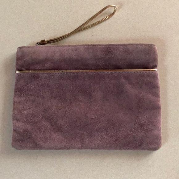 Handbags - 💜Shirl Miller Suede Clutch